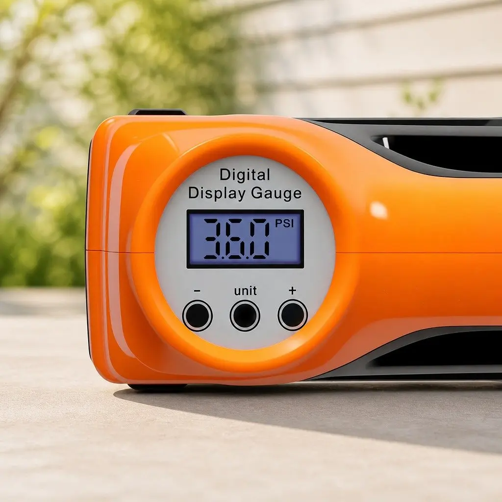 12V Car Tyre Inflator 150PSI Digital Air Pump Portable Compressor with LED Light