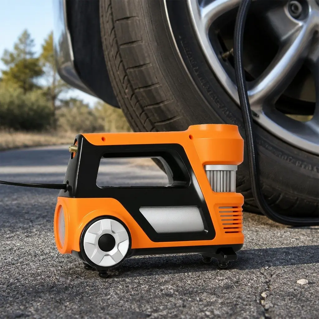 12V Car Tyre Inflator 150PSI Digital Air Pump Portable Compressor with LED Light