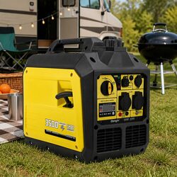 Portable Petrol Inverter Generator 3500W Peak Power Pure Sine Wave Quiet Compact