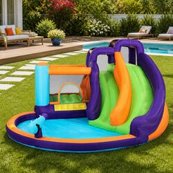 Elevate Your Backyard with This Inflatable Water Slide