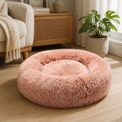 Stylish Pink Donut Bed for Cats and Dogs XL