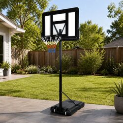 Portable Basketball Hoop for Active Spaces and Fun