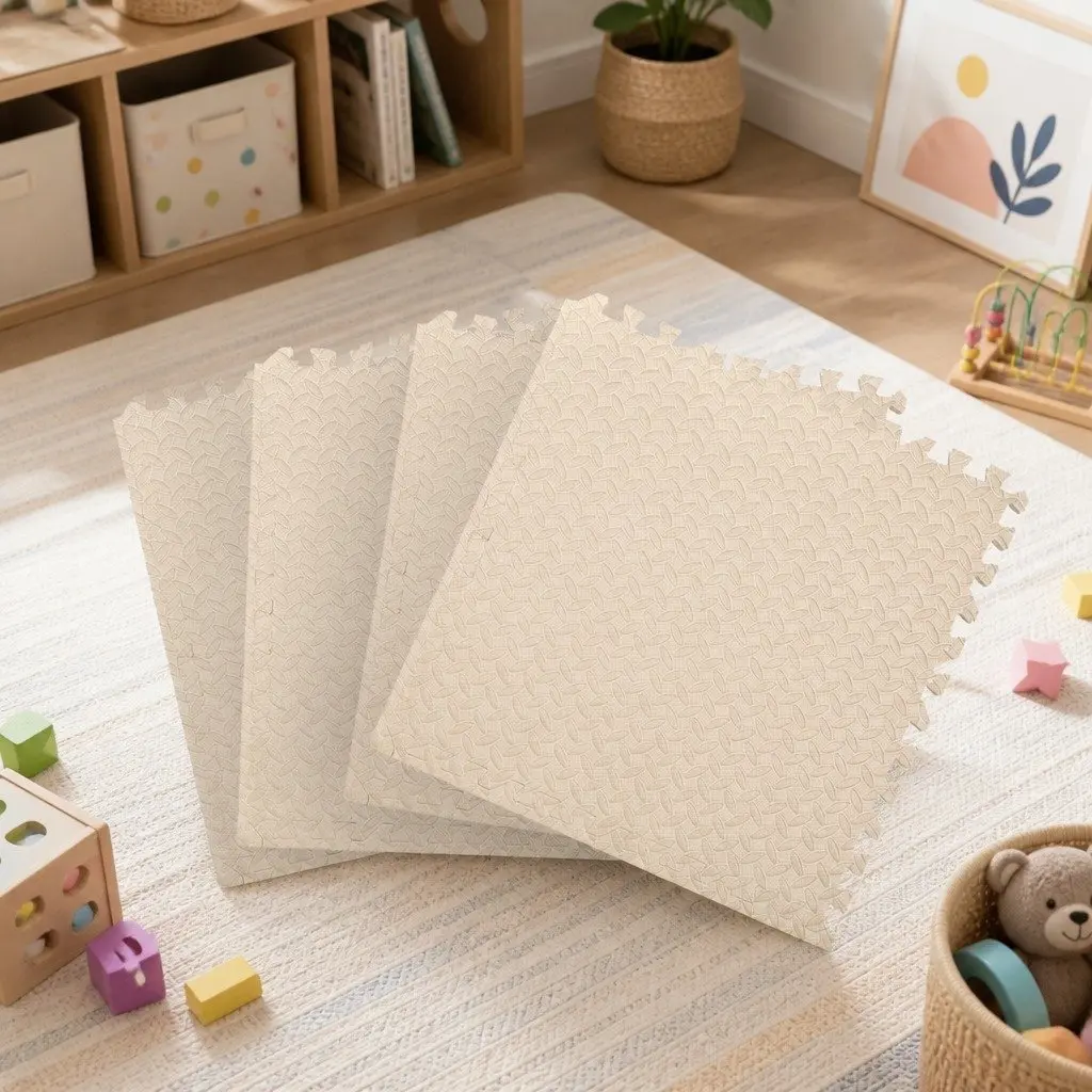 EVA Foam Play Mat 60cm Soft Interlocking Floor Tiles for Kids Activity Playroom
