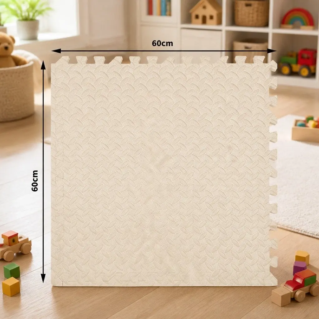 EVA Foam Play Mat 60cm Soft Interlocking Floor Tiles for Kids Activity Playroom