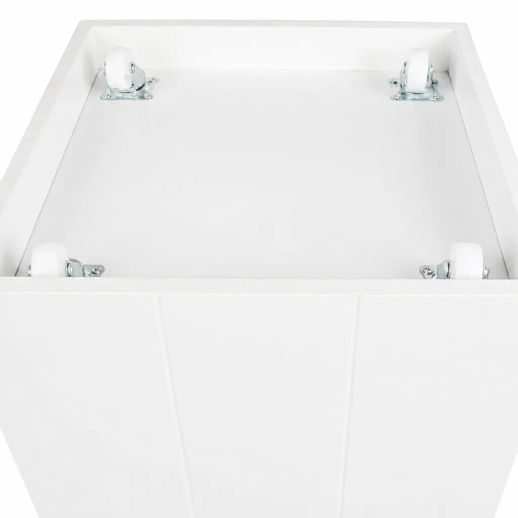 Kids Toy Storage Unit 95.5cm White Removable Drawers and Open Shelves