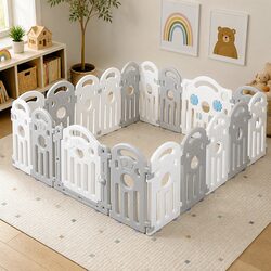 Enhance Your Space with the 18-Panel Kids Playpen