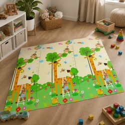 Multi-coloured Foam Playmat for Baby's Tummy Time