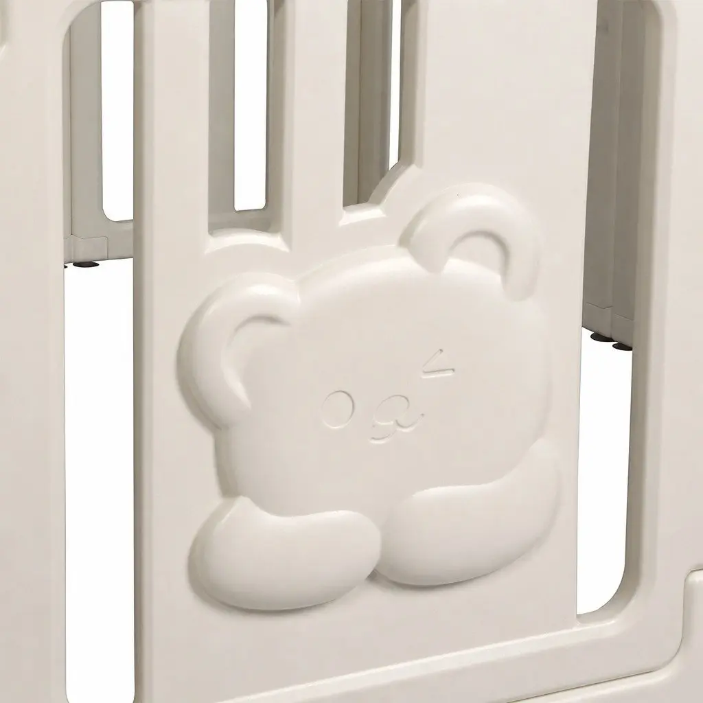 Kids Playpen 10 Panels Safety Enclosure Portable Indoor Outdoor High Panels Reinforced Construction