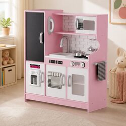 Charming Wooden Kitchen Playset to Enrich Your Child's Space