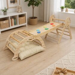 Enhance Your Child's Play Space with This Climbing Toy Set