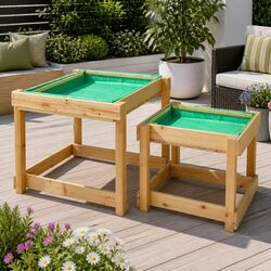 Enhance Outdoor Spaces with Kids 2-in-1 Water and Sand Table
