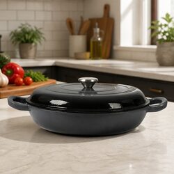 Elevate Your Cooking Space with a 3.5L Cast Iron Dutch Oven