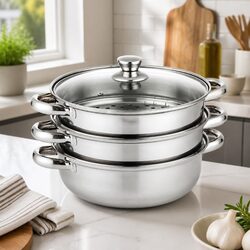 Elevate Your Kitchen with a 3 Layer Steamer Pot