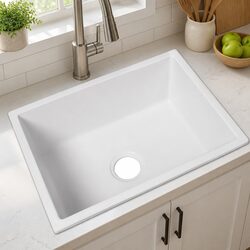 Enhance Your Kitchen with a White Granite Sink 45L