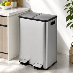 Elevate Your Kitchen with 60L Dual Compartment Bin
