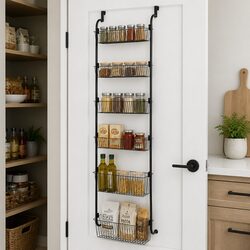 Space-Saving 6 Tier Kitchen Pantry Organiser Rack