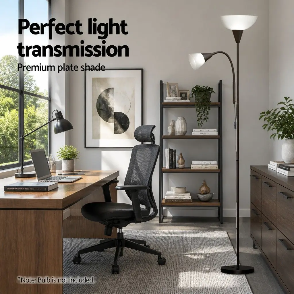 Floor Lamp Mother and Child Design Modern Home Living Room Office Reading Black