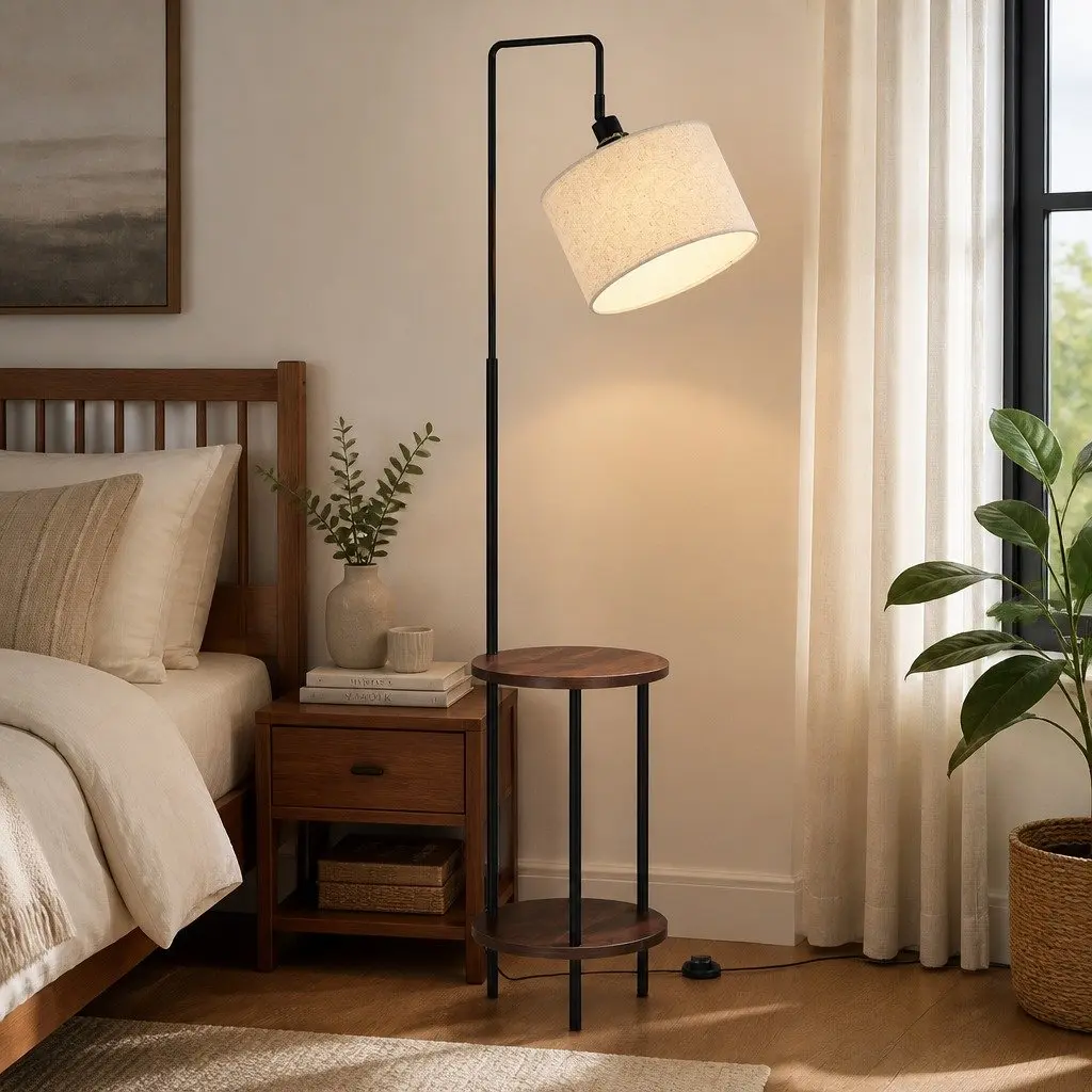 Floor Lamp and Storage