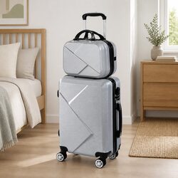 Travel Smart with Our Compact Grey Luggage Set