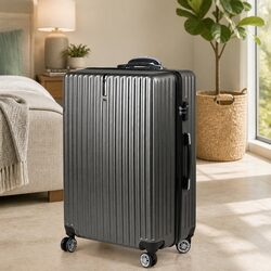 28 Inch Luggage Suitcase Travel Trolley Spinner Wheels Hard Shell Carry On Bag