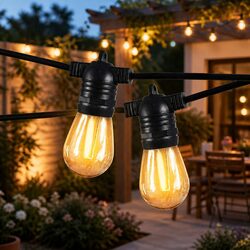 Elevate Your Space with 50M Festoon String Lights in Warm White