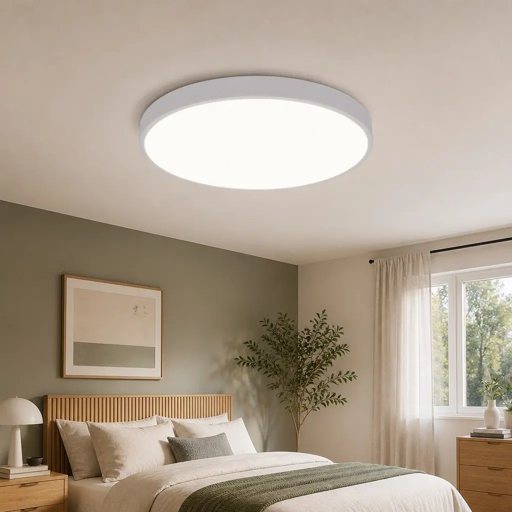 LED Ceiling Light 60W 40cm Round Flush Mount Fixture 3 Colour Temperature