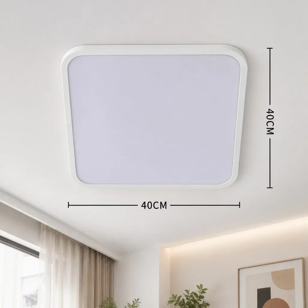 LED Ceiling Light 54W 3-Colour Dimmable Ultra-Thin 5CM Square Flush Mount