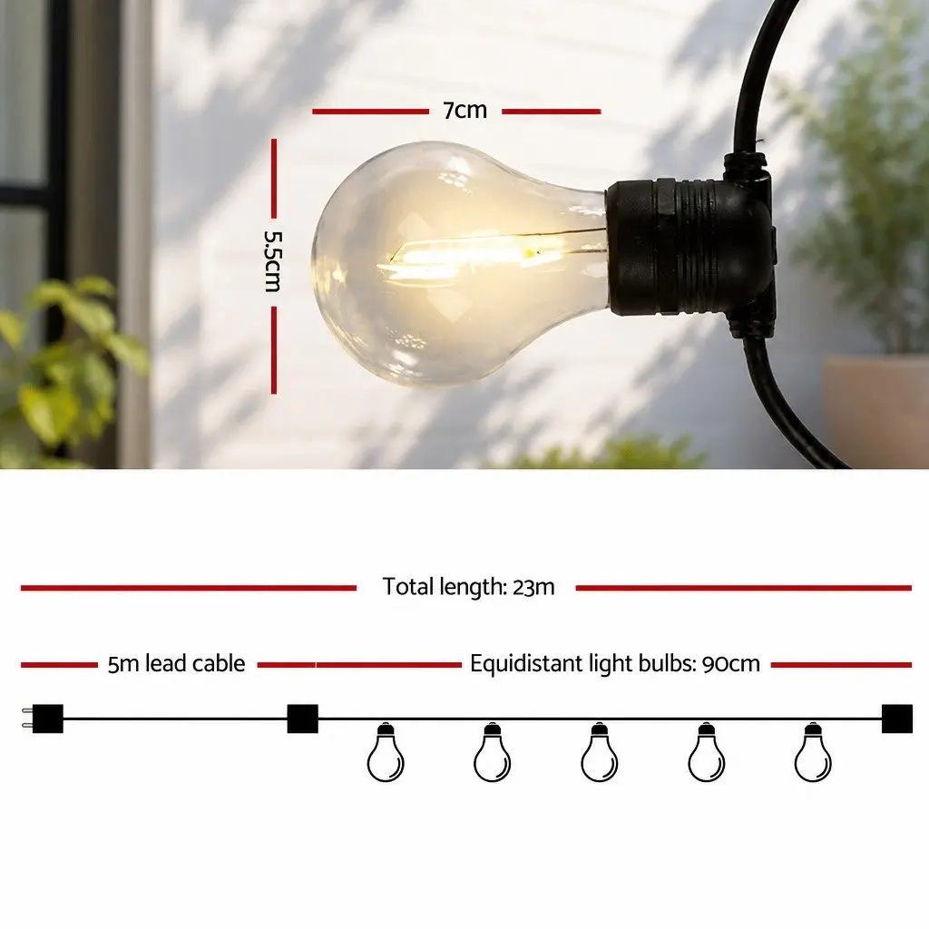 23m Festoon String Lights