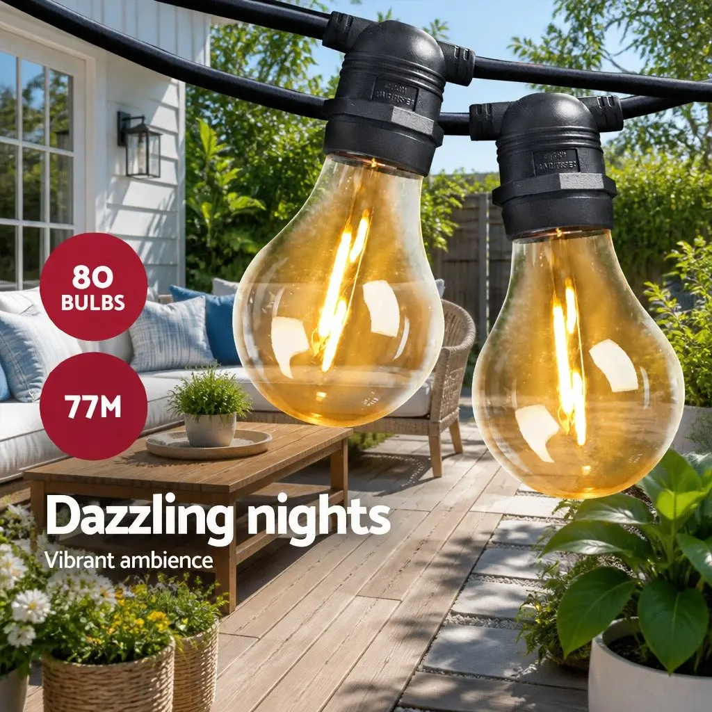 77m Festoon String Lights