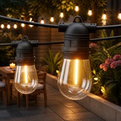 Create a Magical Atmosphere with 46m Festoon String Lights