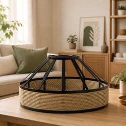 Elevate Your Space with This Bohemian Black Metal Light Shade