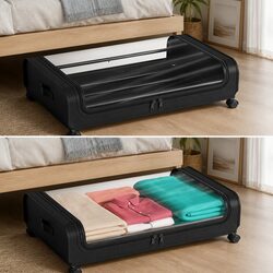Maximize Your Space with XXL Under Bed Rolling Storage
