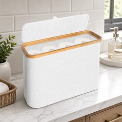 Stylish Bathroom Storage Basket for Toilet Paper Rolls