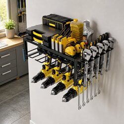 Optimized Space with a 2-Tier Power Tool Organizer