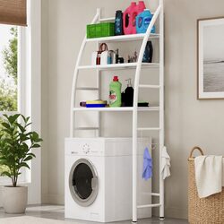 3-Tier Over Washing Machine Storage Rack Laundry Room Bathroom Organizer Shelf