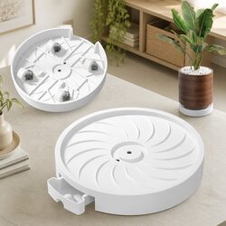 Rolling Plant Stand with 360° Swivel Wheels for Indoor Pots Caddy 26cm