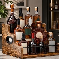 Enhance Your Space with a 3-Tier Liquor Bottle Rack