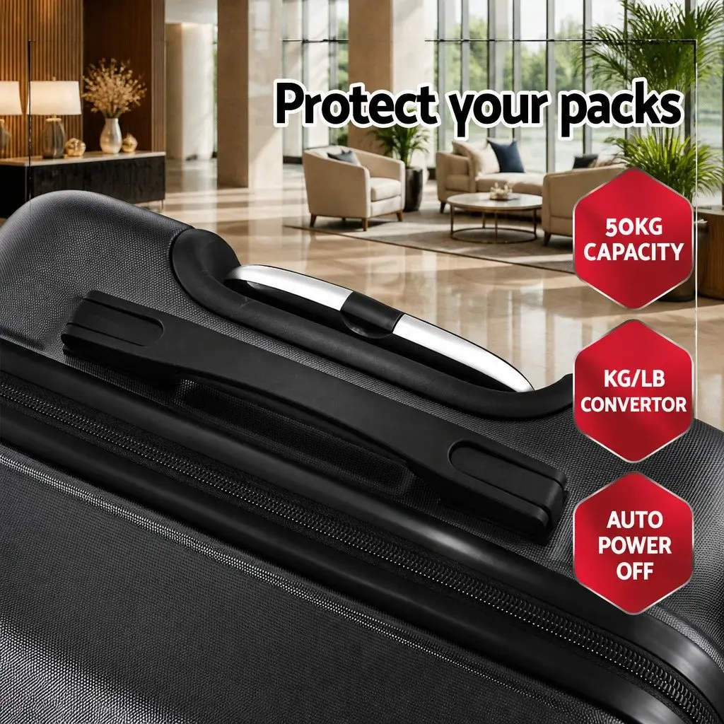 3 Piece Luggage Set 20 24 28 Inch Hard Shell Suitcase with TSA Lock and Spinner Wheels