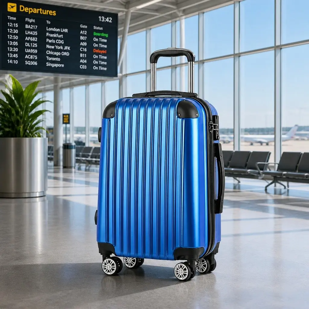 28 Inch Luggage Hard Shell Suitcase TSA Lock Spinner Wheels Carry On Travel