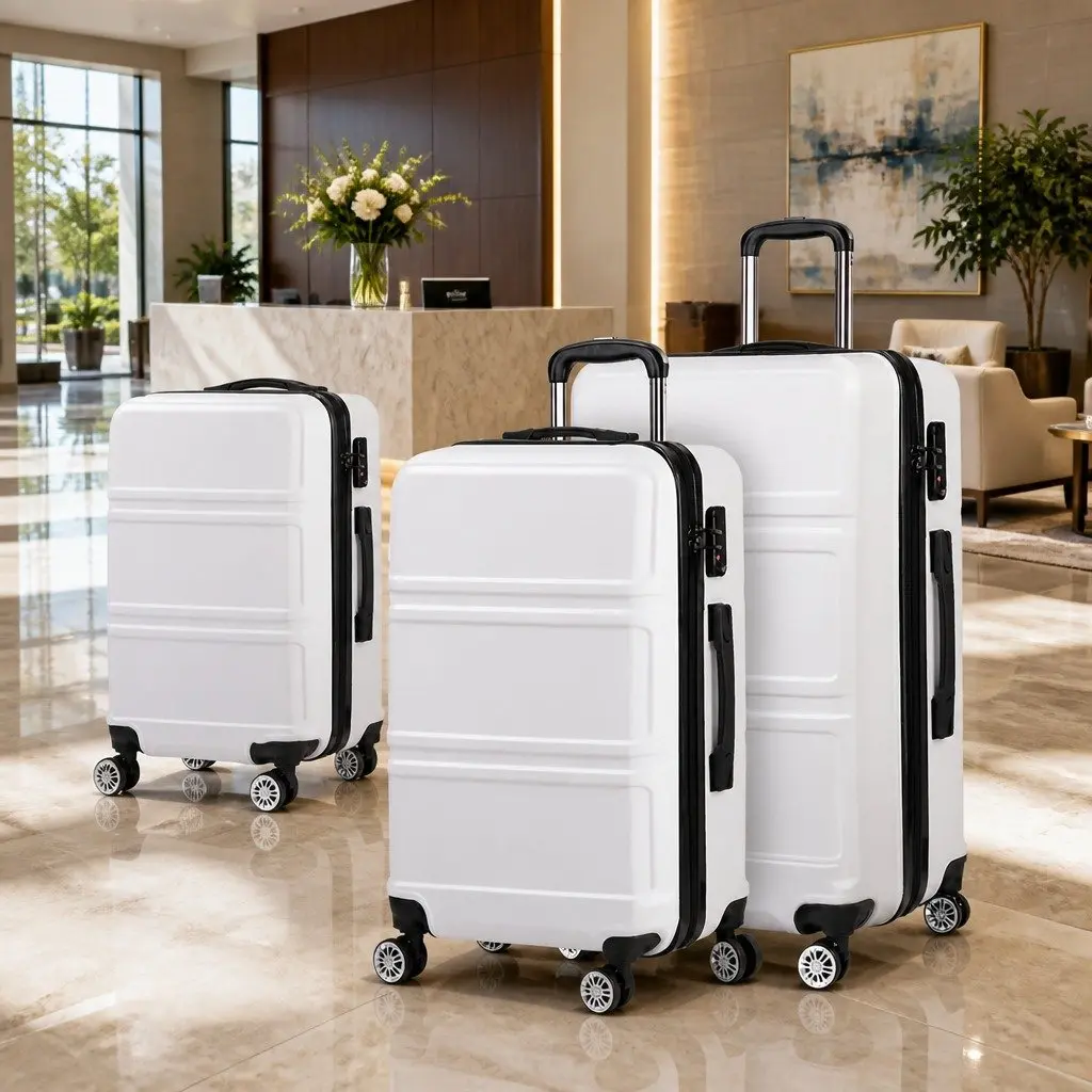 Hard Shell Luggage Set 20" 24" 28" Lightweight Spinner Wheels TSA Lock