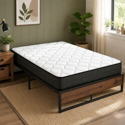 Double Metal Bed Frame and Mattress Set for Your Ideal Space
