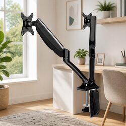 Enhance Your Workspace with a Dual Monitor Desk Mount