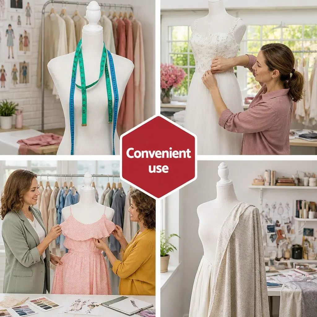 Dressmaking Mannequin 170cm Adjustable Height Pinnable Canvas Cover