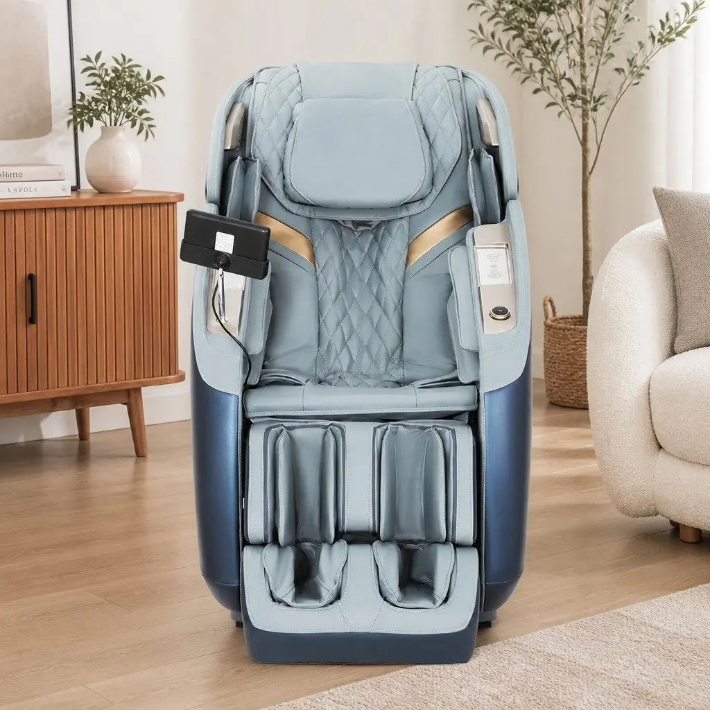 4D Massage Chair Full Body Heated Shiatsu SL Track Zero Gravity Recliner with Intelligent Body Scan