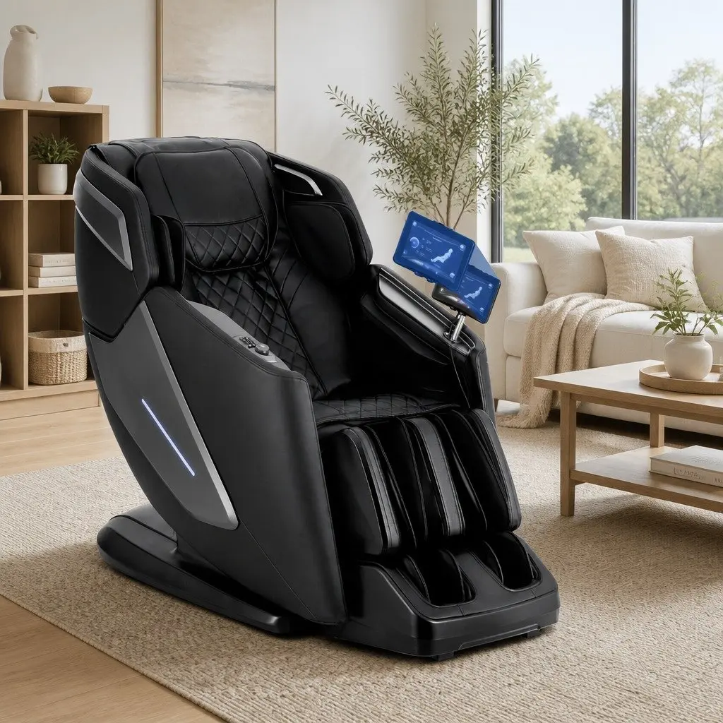 Massage Chair Recliner Full Body 4D Zero Gravity SL Track Heated Airbag