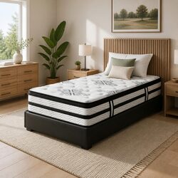 Comfortable 34cm Single Mattress with Pocket Springs