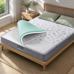 Comfort-Focused Double Mattress with Reversible Foam Layers
