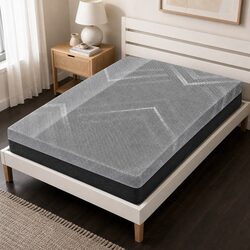 Elevate Your Space with a 26cm Firm Dark Grey Pocket Spring Mattress