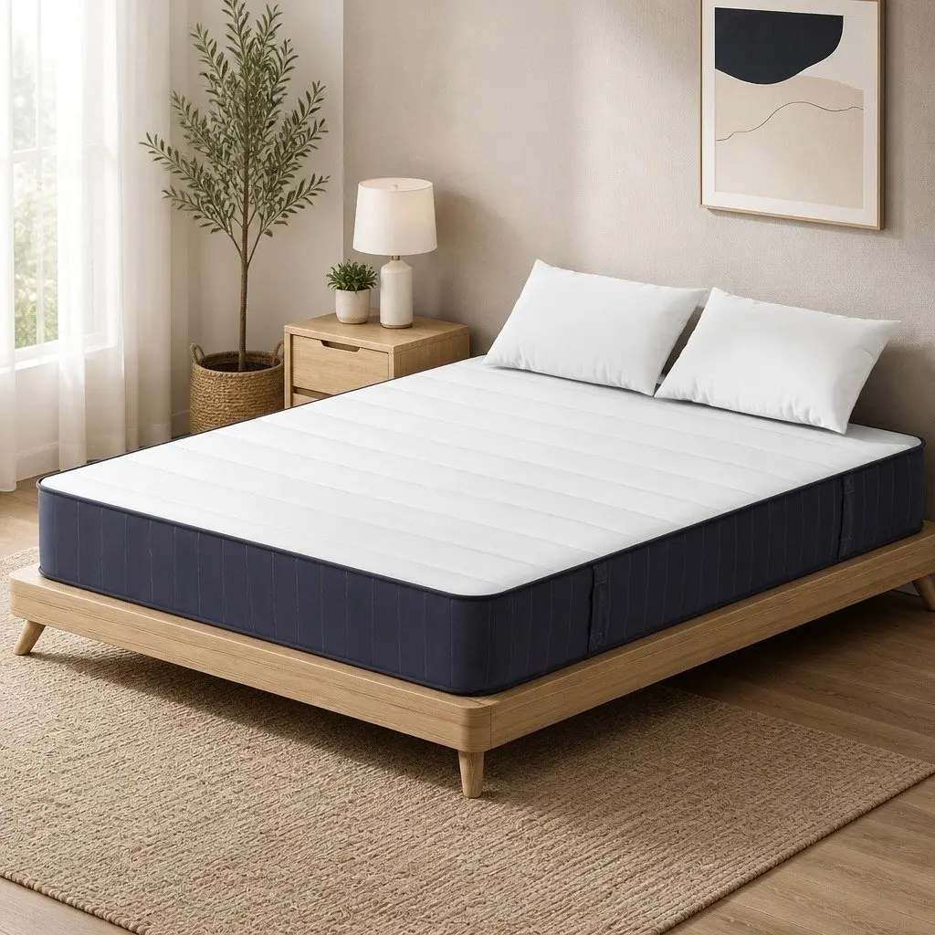 King Size Mattress 20cm Firm Support Pocket Spring Breathable Knitted Fabric