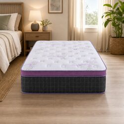 King Single Mattress Firm Euro Top Enhancing Comfort 35cm Thick